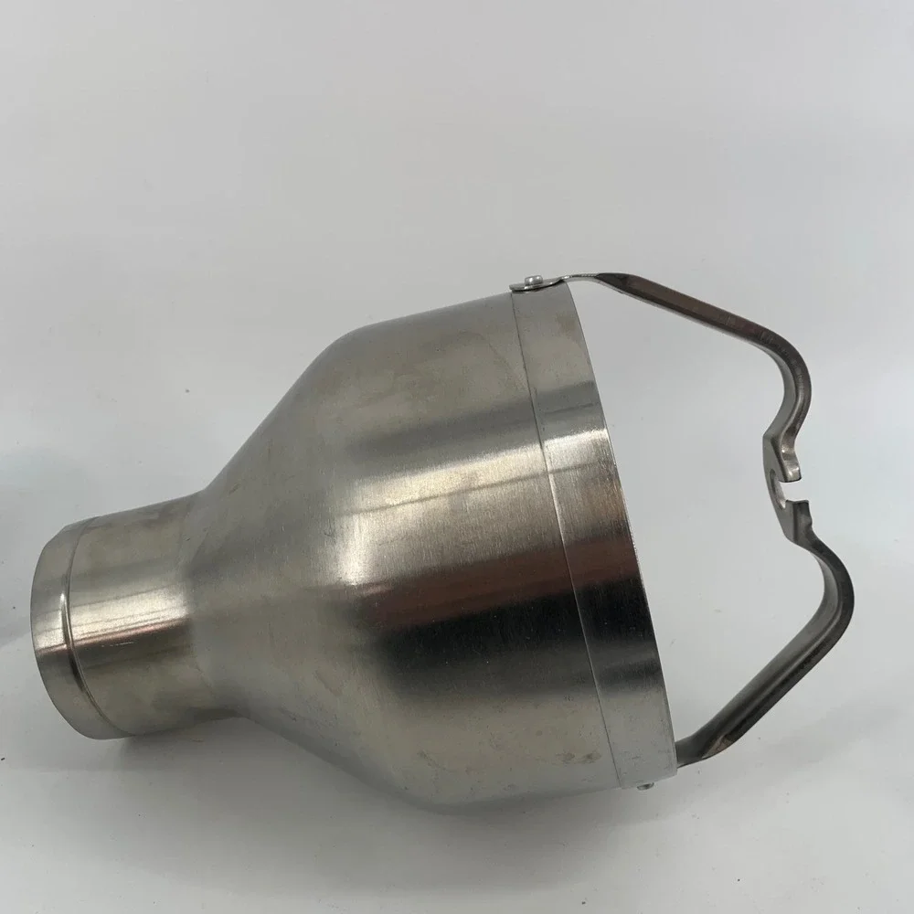 Upmost Stainless Steel Pancake Donut Batter Dispenser Manual Piston Funnel Stand